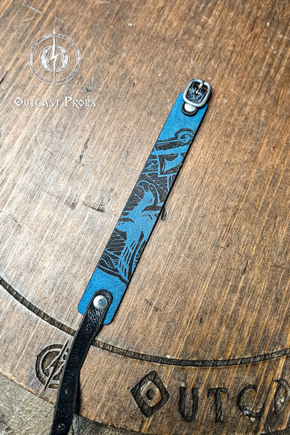 HP Ravenclaw Blue Leather Bracelet