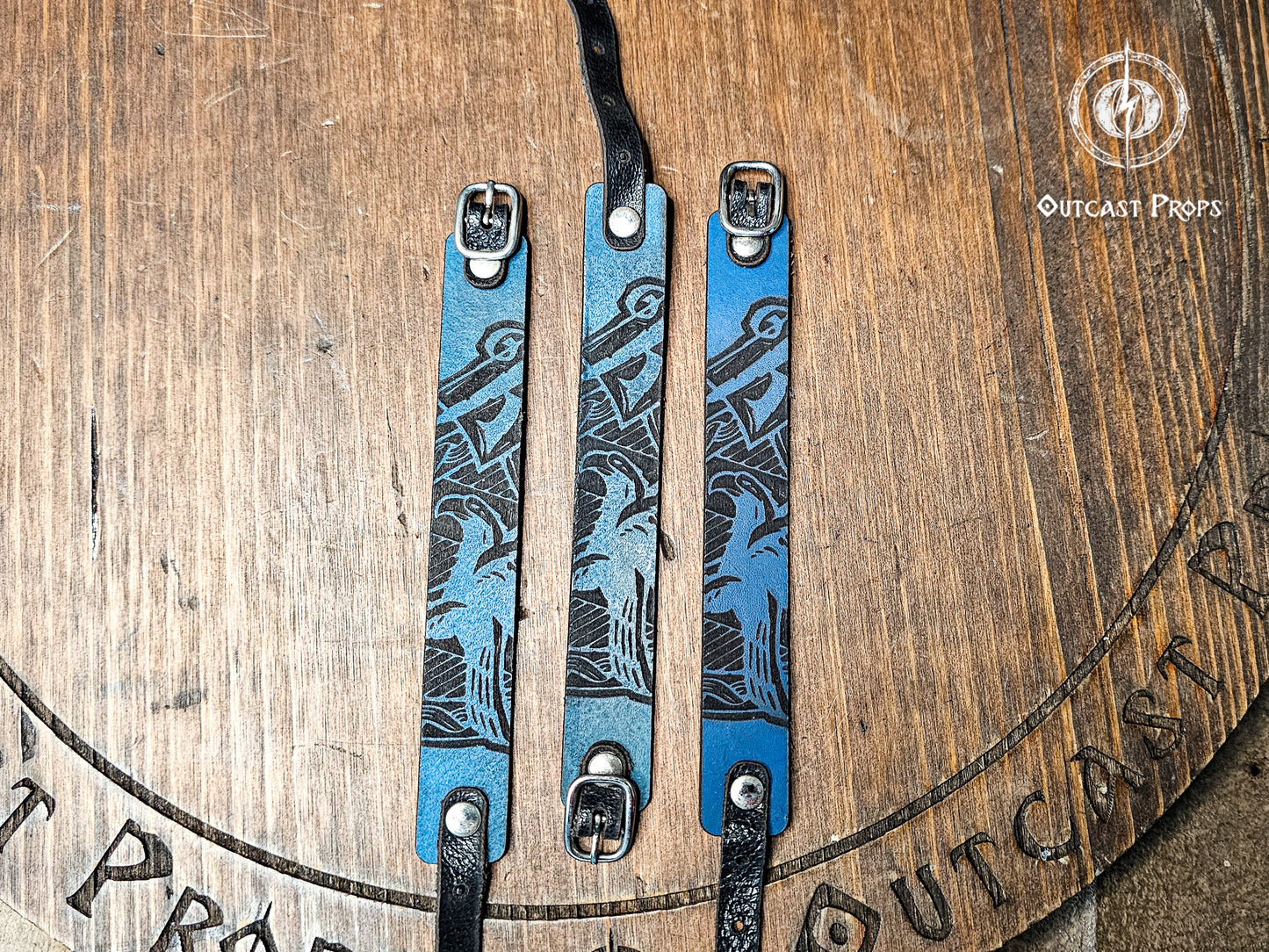 HP Ravenclaw Blue Leather Bracelet