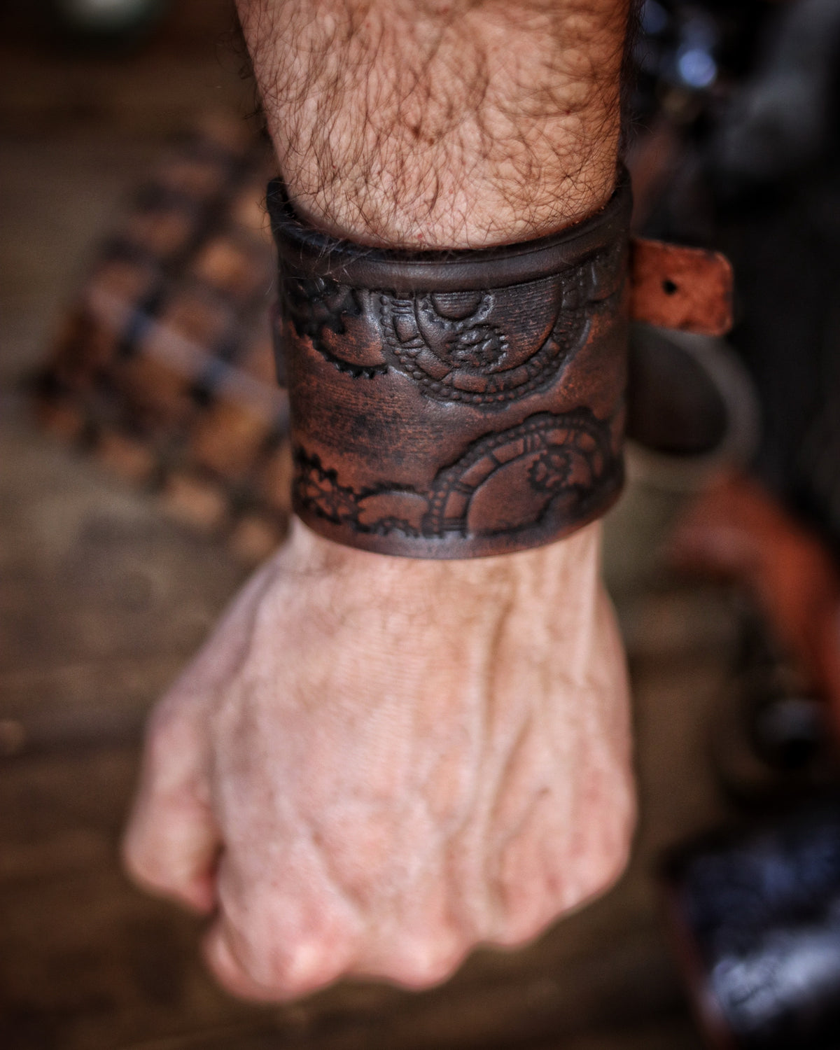 Steampunk Clock Gears Bracelet