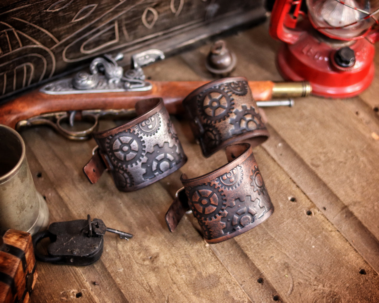 Steampunk Engine Gears Bracelet