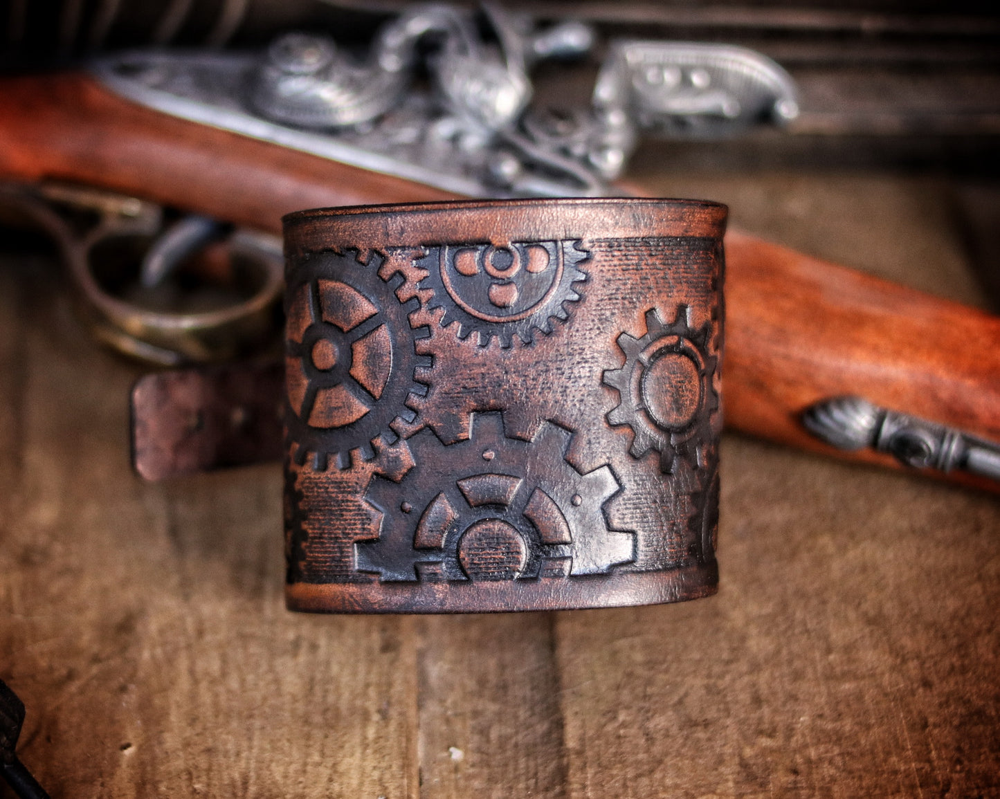 Steampunk Engine Gears Bracelet