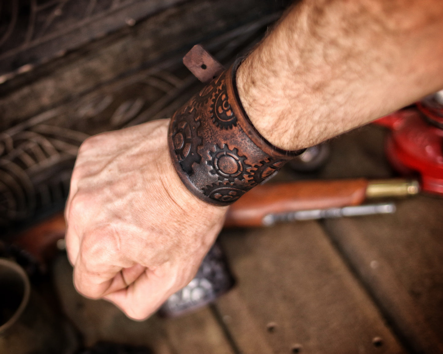 Steampunk Engine Gears Bracelet