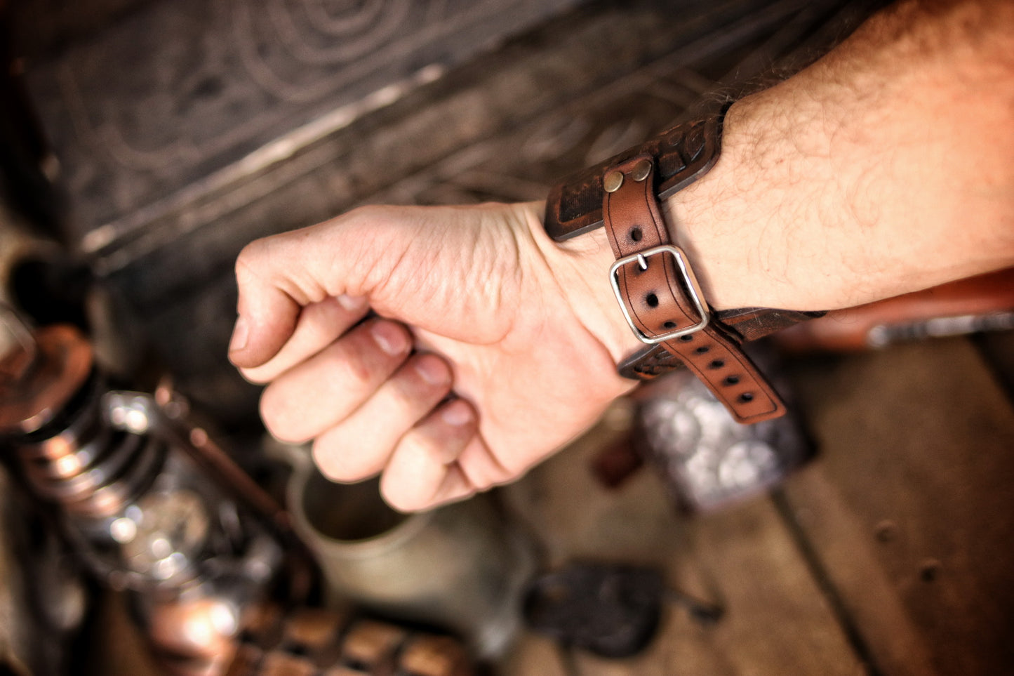 Steampunk Engine Gears Bracelet