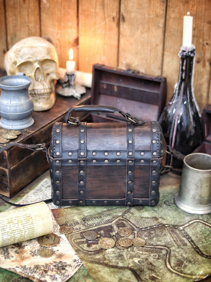 Pirate Chest Leather Bag