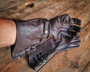 Swordman leather gloves