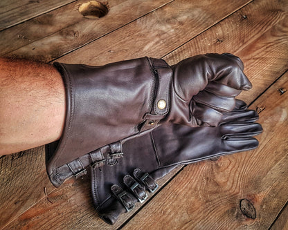 Swordman leather gloves