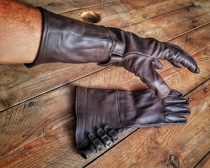 Swordman leather gloves