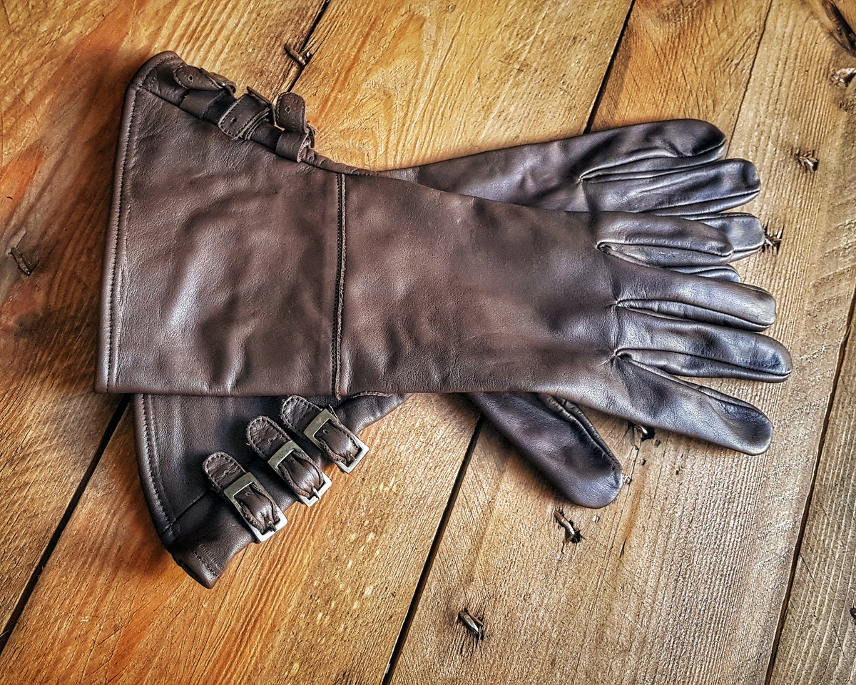 Swordman leather gloves