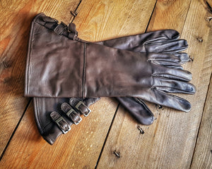 Swordman leather gloves
