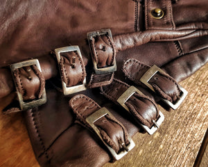 Swordman leather gloves