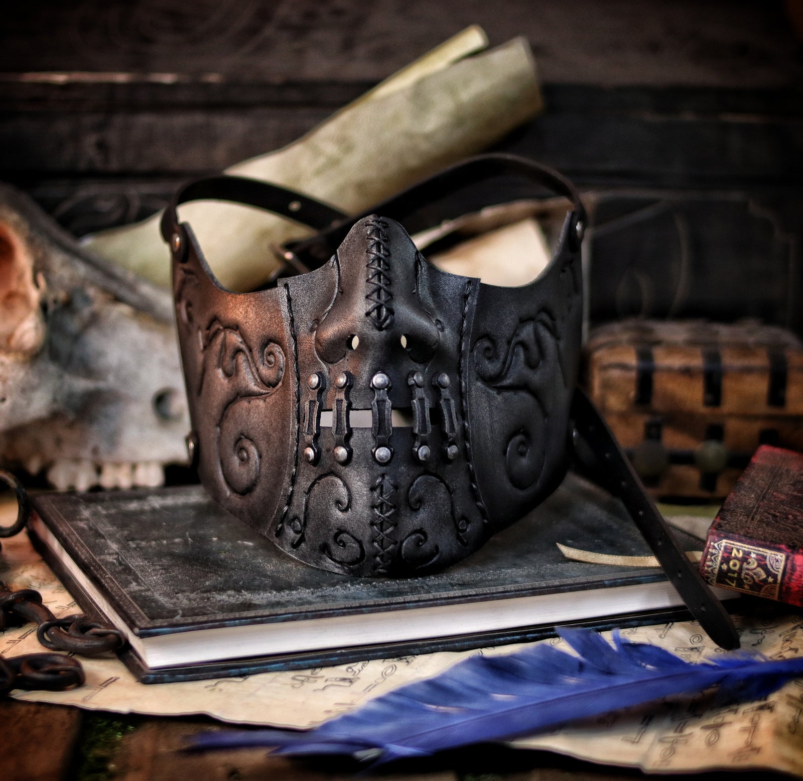 Death Wizard Leather Mask M2