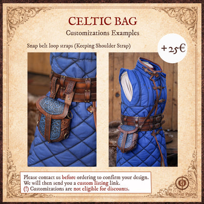 Celtic Leather Bag