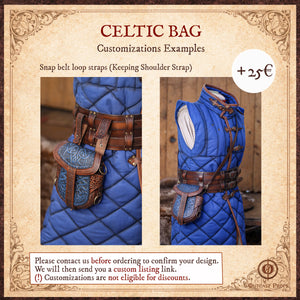 Celtic Leather Bag