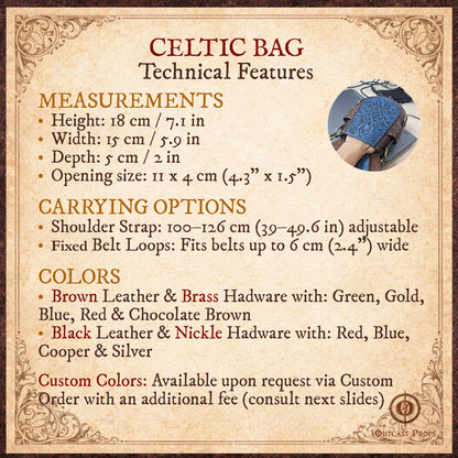 Celtic Leather Bag