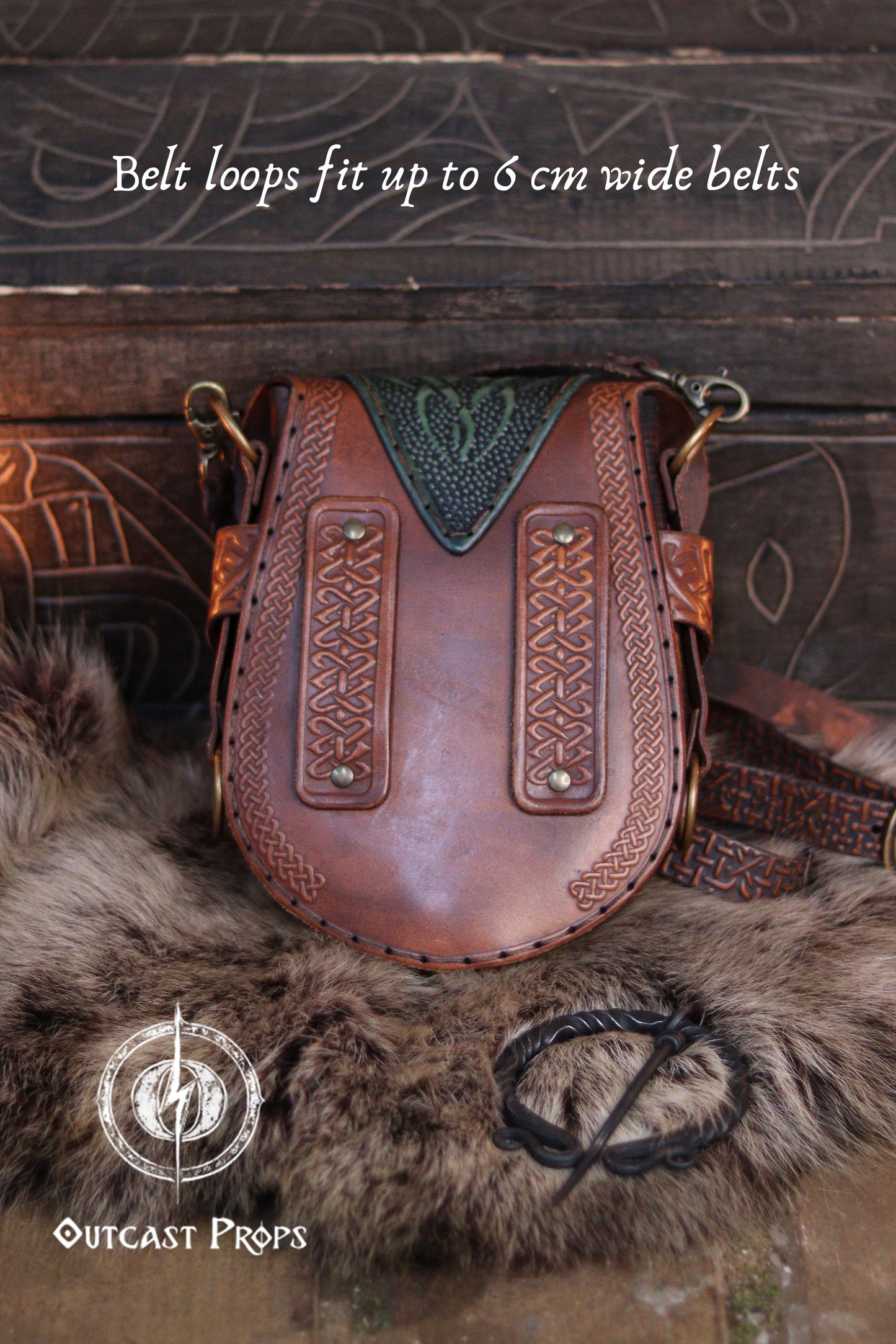 Celtic Leather Bag