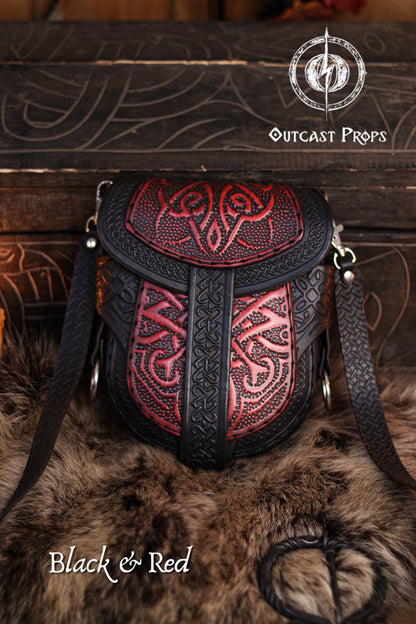 Celtic Leather Bag