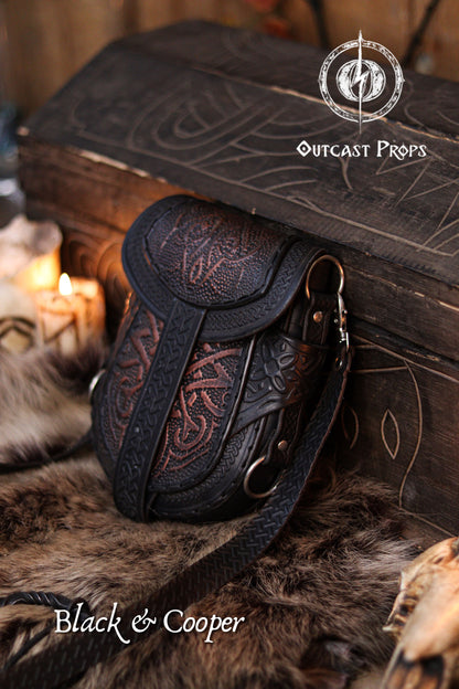 Celtic Leather Bag