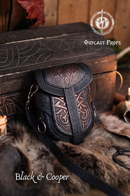 Celtic Leather Bag