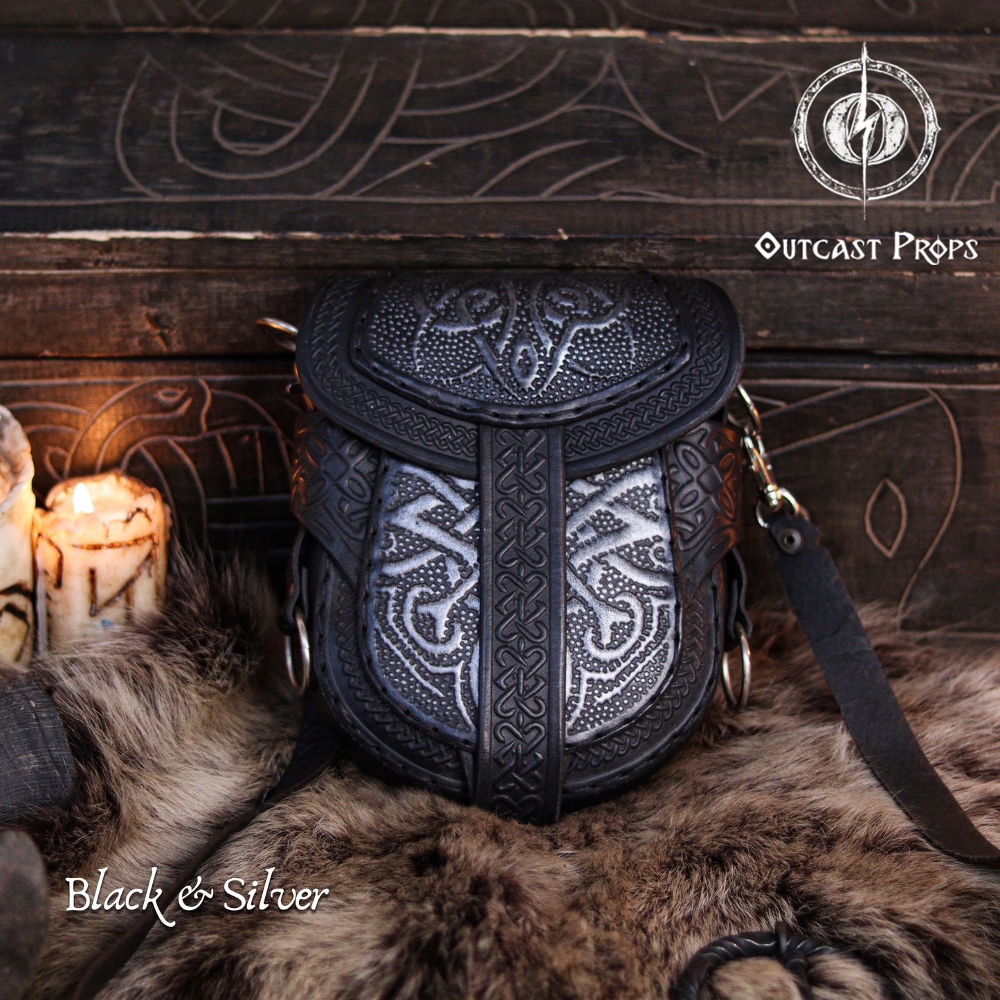 Celtic Leather Bag