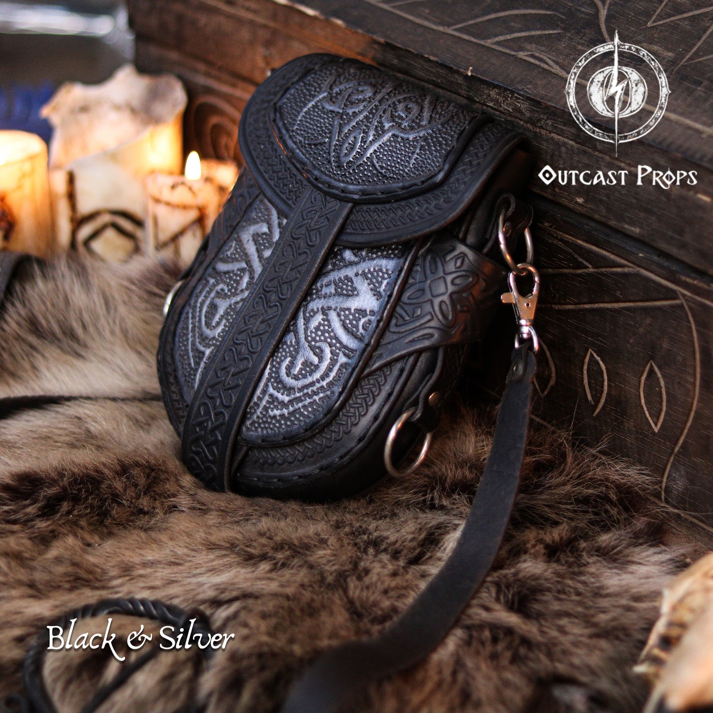 Celtic Leather Bag
