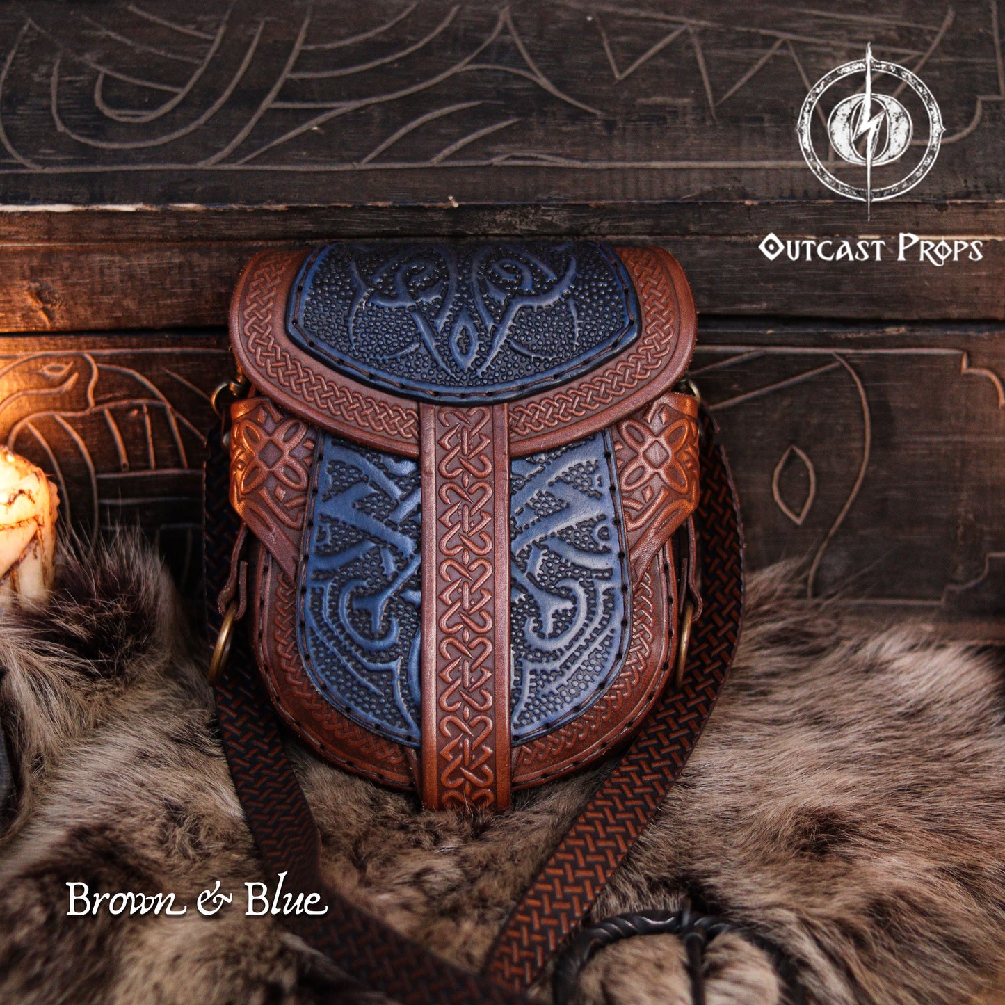 Celtic Leather Bag