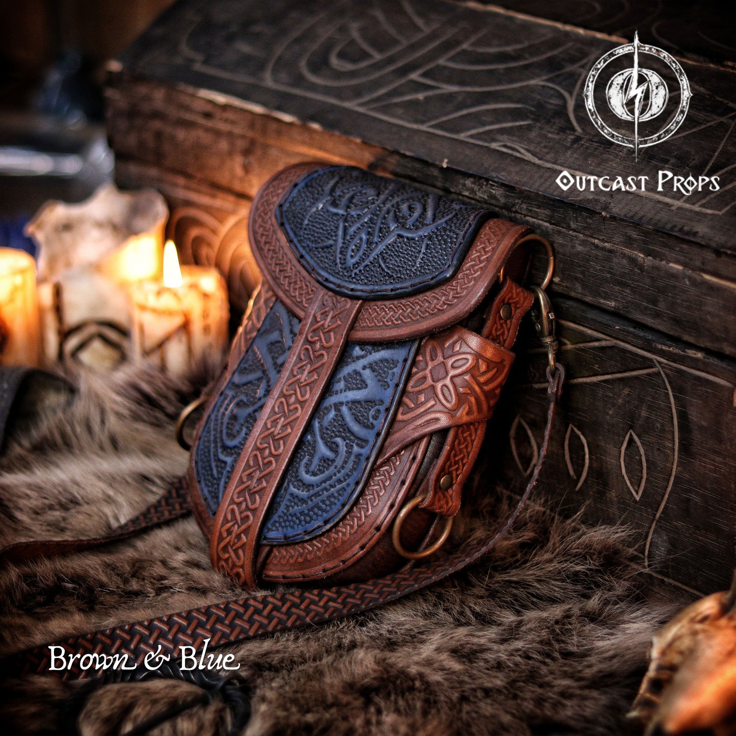 Celtic Leather Bag