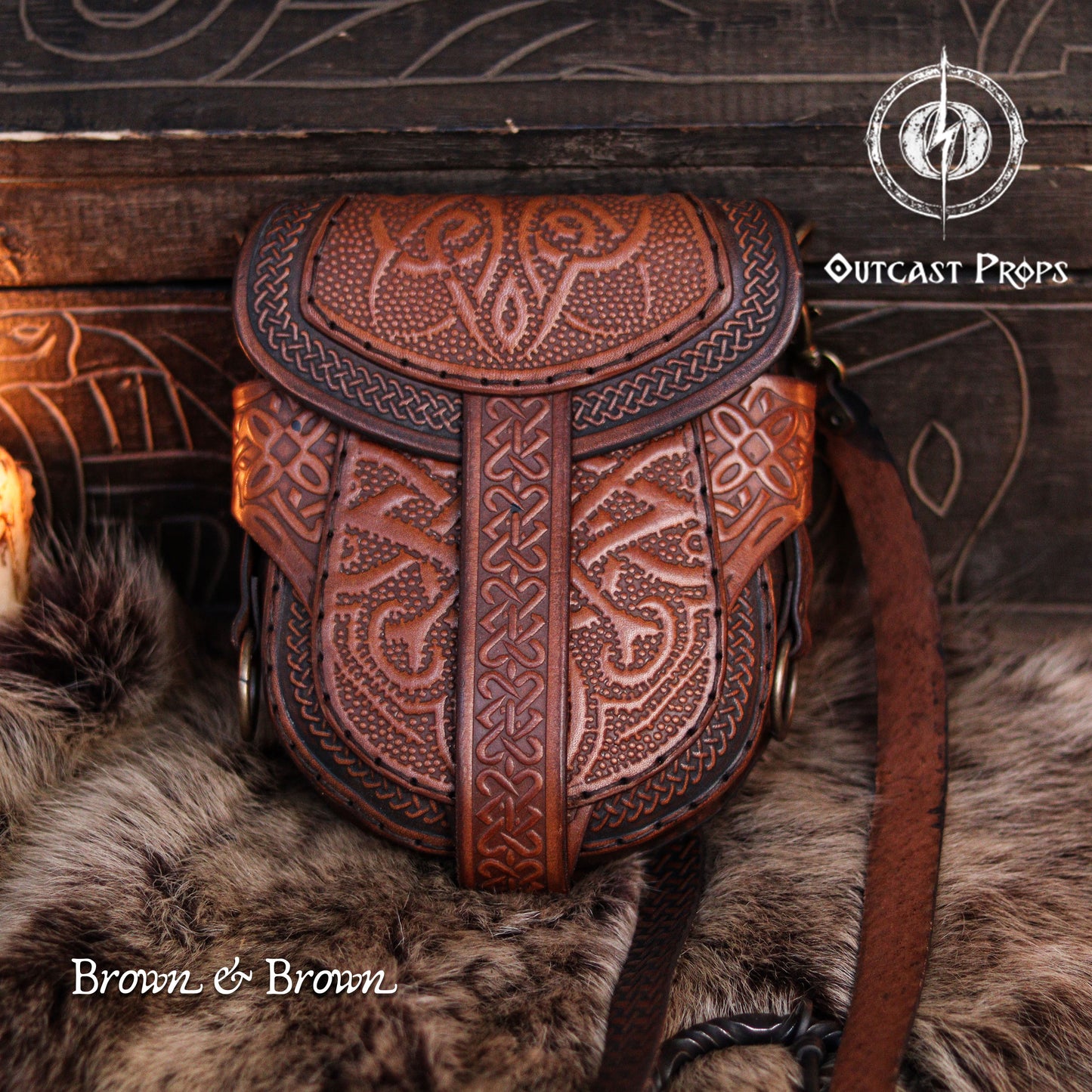 Celtic Leather Bag