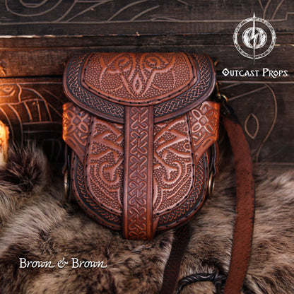 Celtic Leather Bag