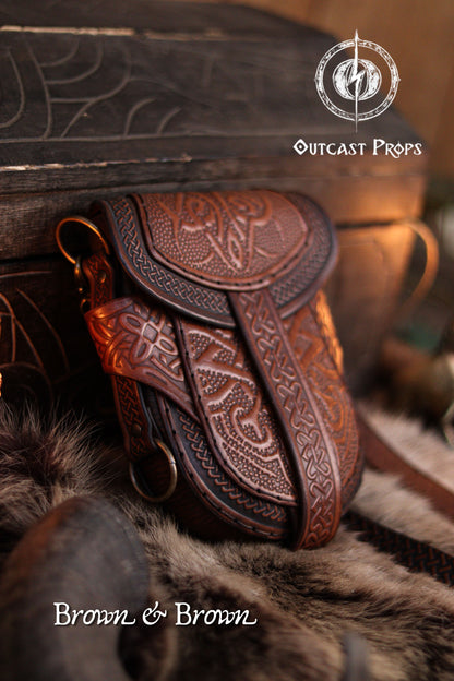 Celtic Leather Bag