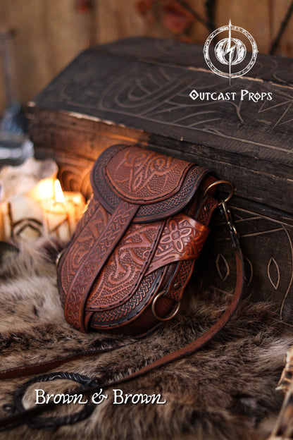 Celtic Leather Bag