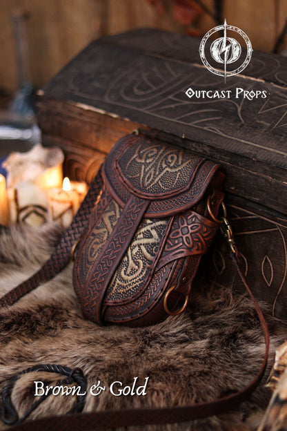 Celtic Leather Bag