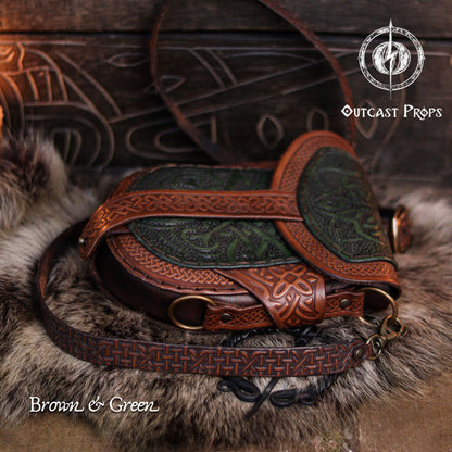 Celtic Leather Bag