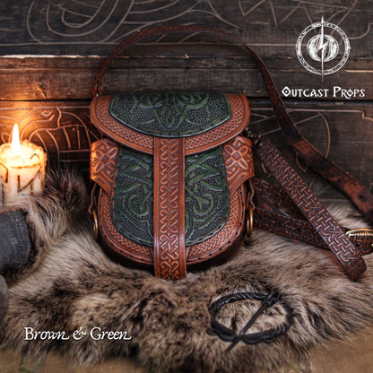 Celtic Leather Bag
