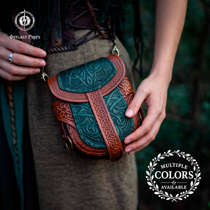 Celtic Leather Bag