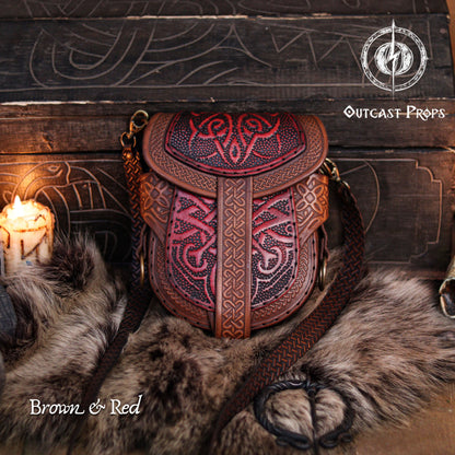 Celtic Leather Bag