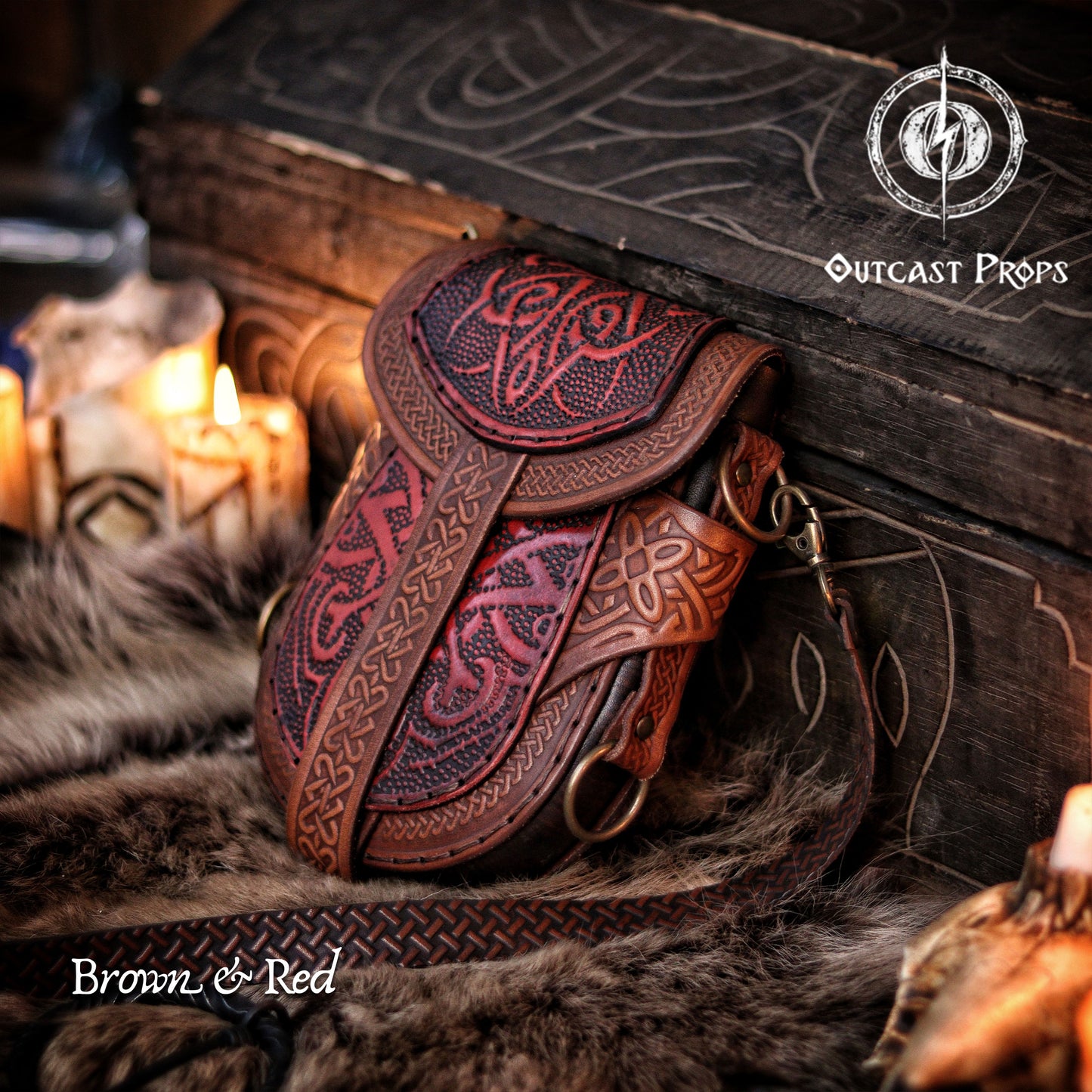 Celtic Leather Bag