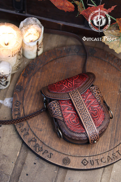Celtic Leather Bag