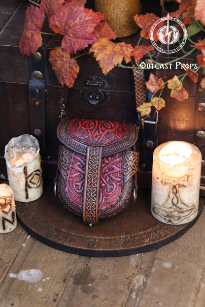 Celtic Leather Bag
