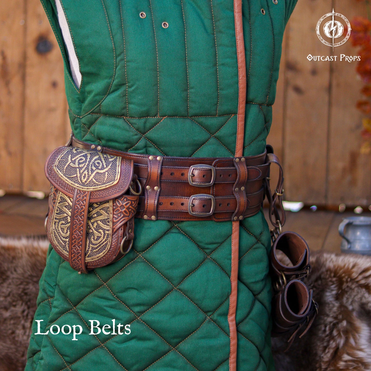 Celtic Leather Bag