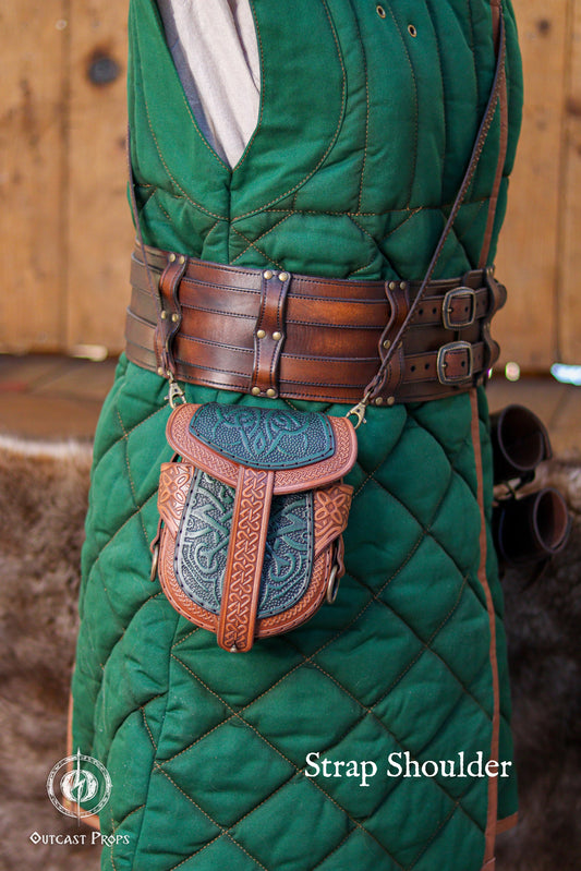 Celtic Leather Bag