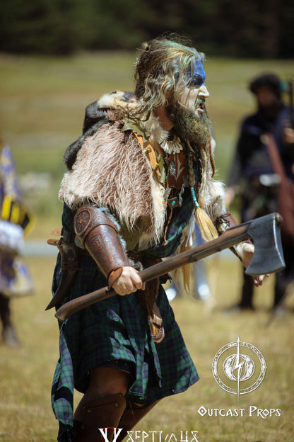 Viking Celtic Leather Sedrik Bracer