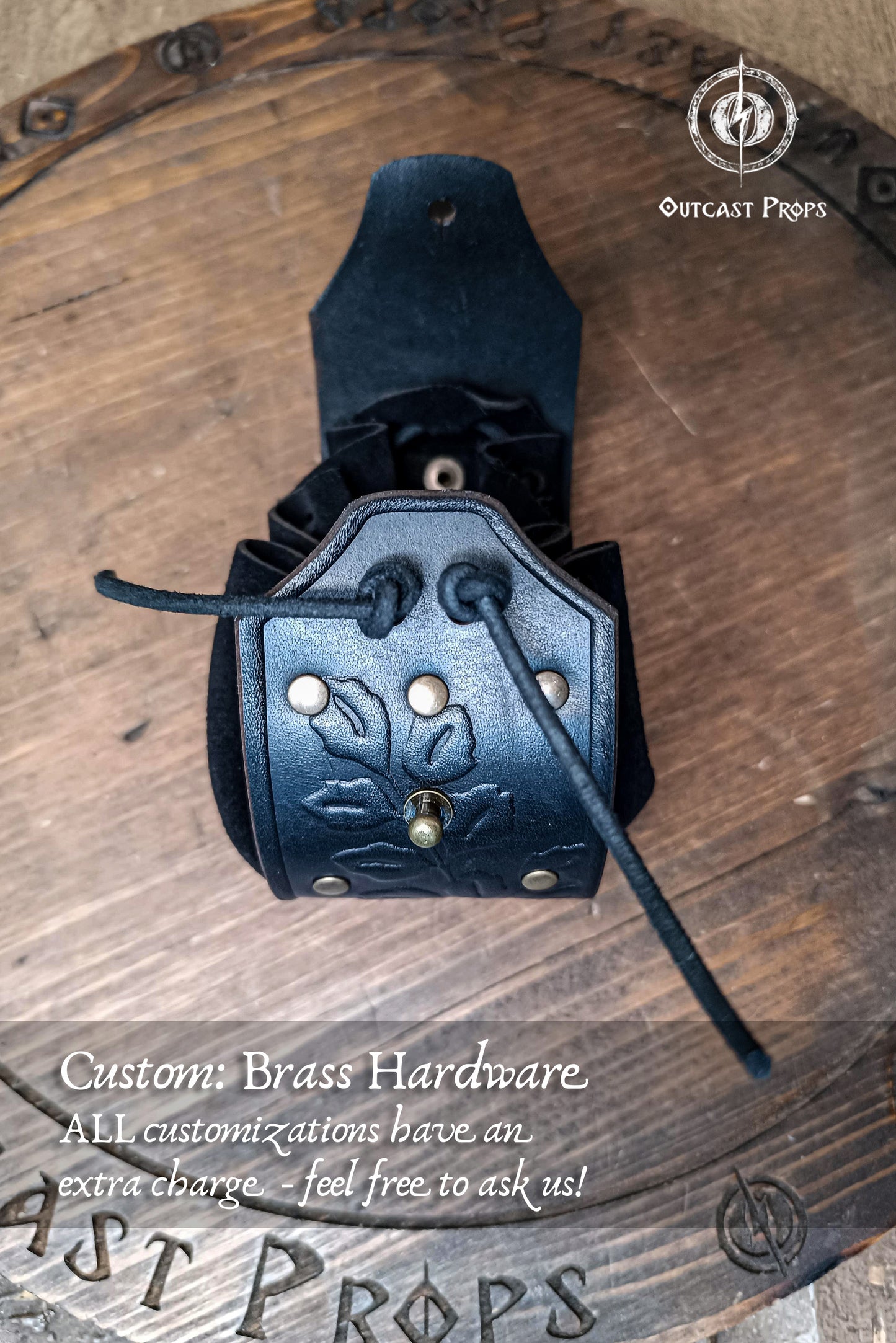 Leather Elven Belt Pouch Renaissance Faire Leaf Pouch LARP Coin Pouch Medieval Belt Bag Fantasy Cosplay Ranger Drawstring Leather Dice Bag