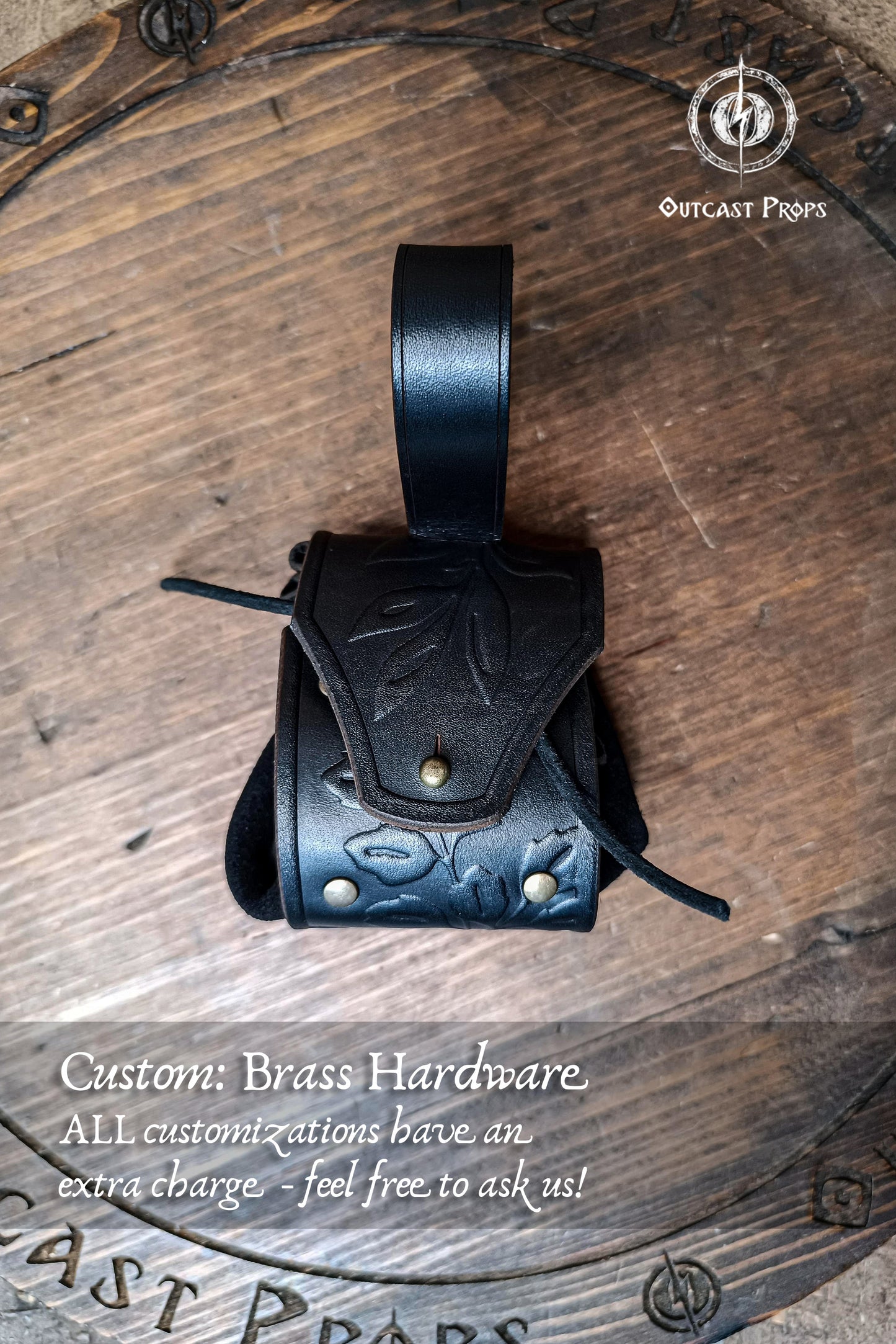 Leather Elven Belt Pouch Renaissance Faire Leaf Pouch LARP Coin Pouch Medieval Belt Bag Fantasy Cosplay Ranger Drawstring Leather Dice Bag