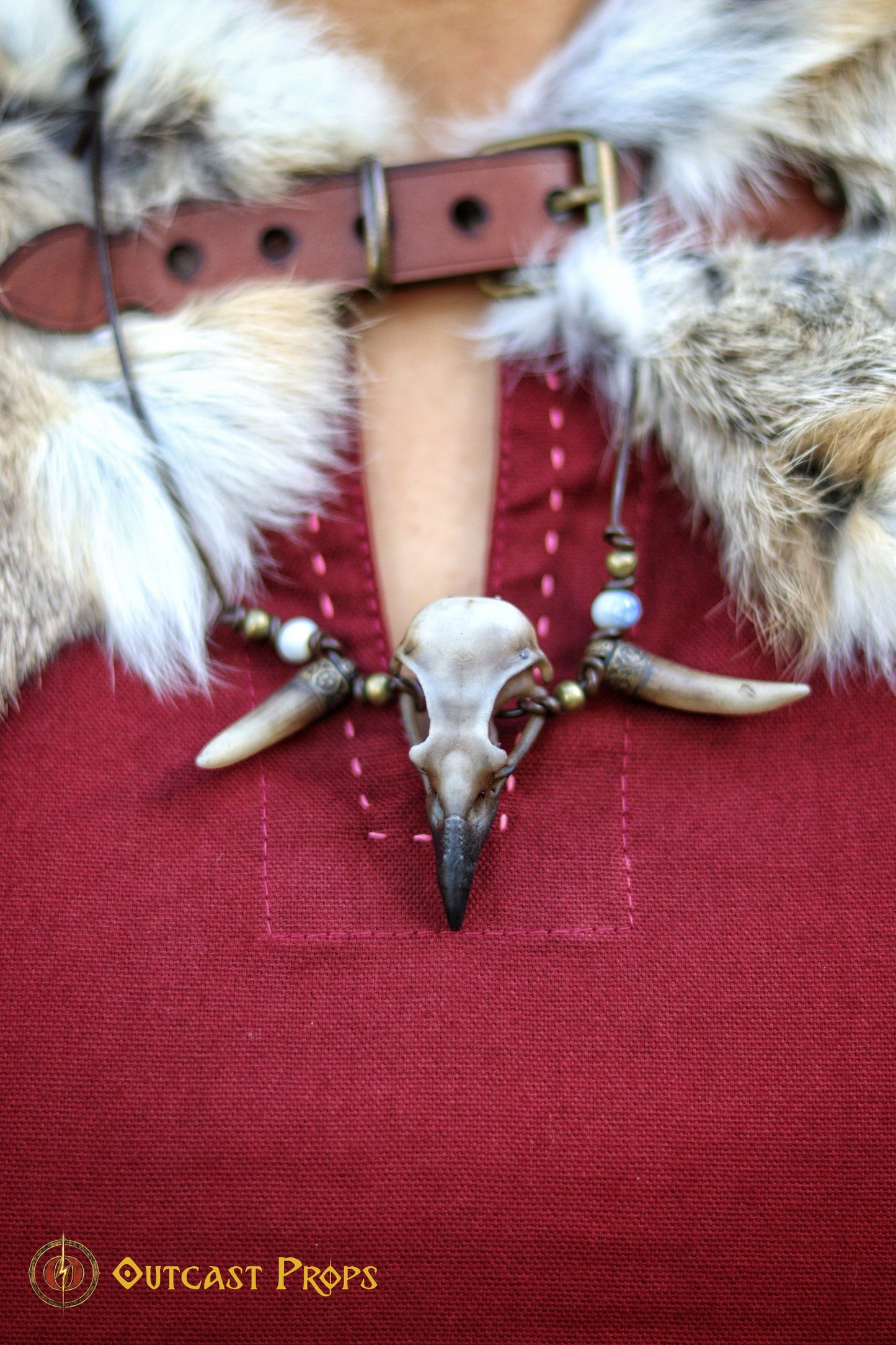 Crow Skull Necklace