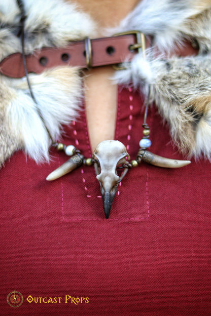 Crow Skull Necklace