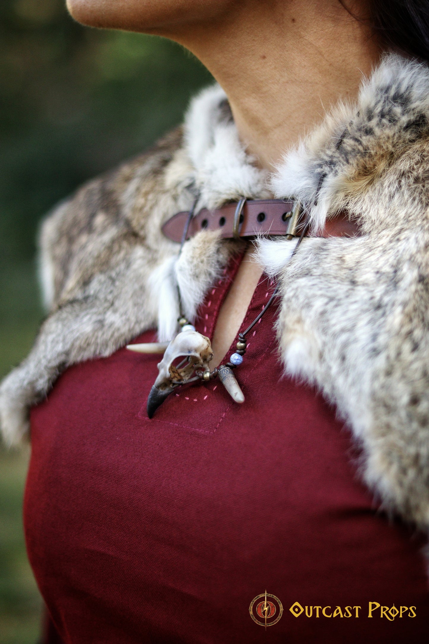 Crow Skull Necklace