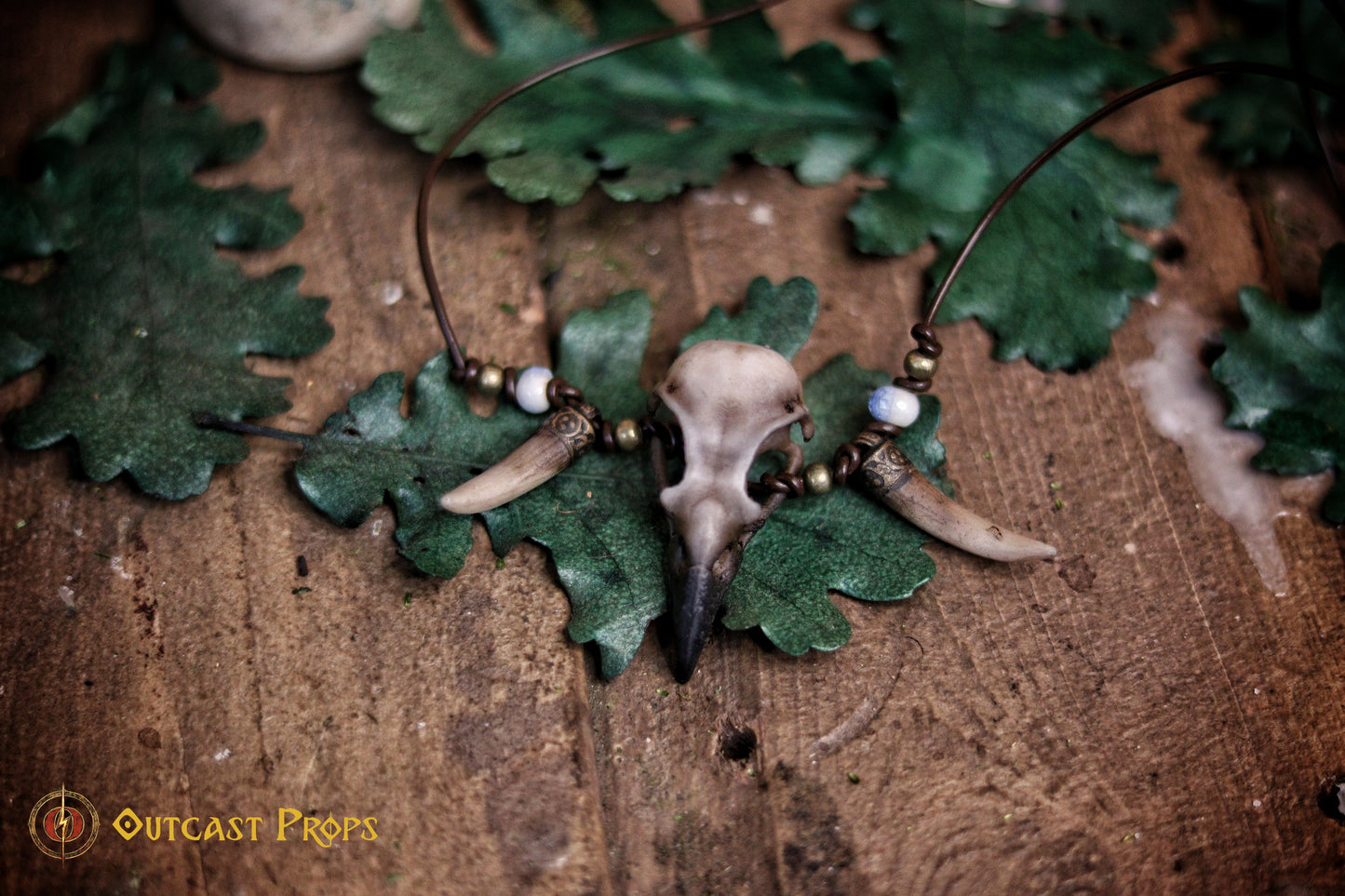 Crow Skull Necklace