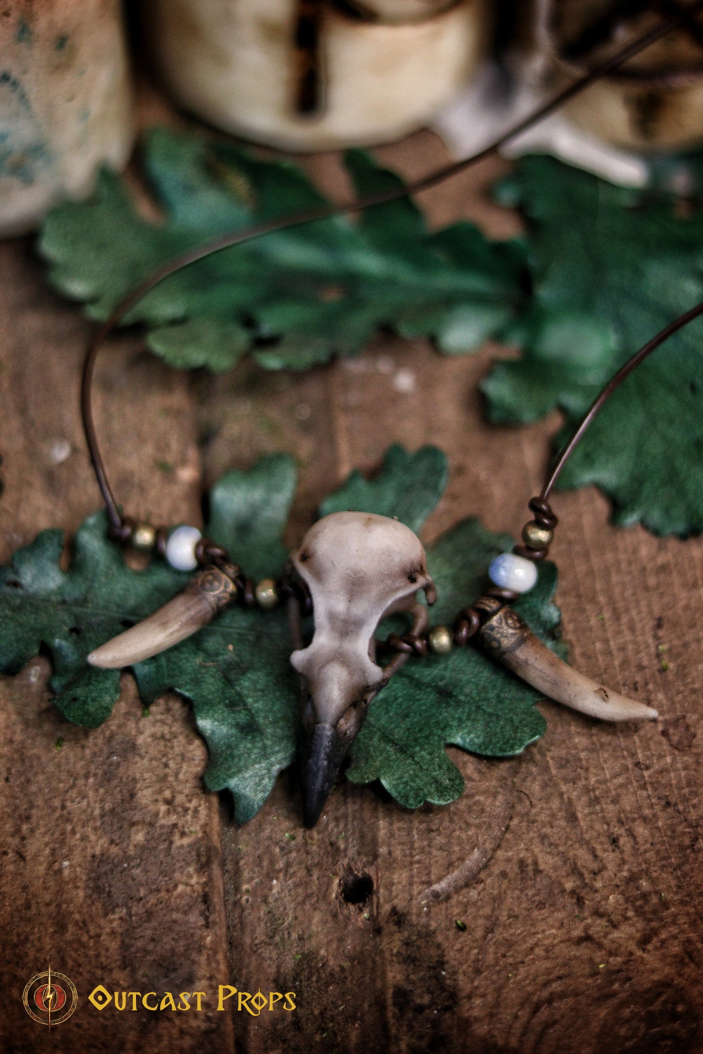 Crow Skull Necklace