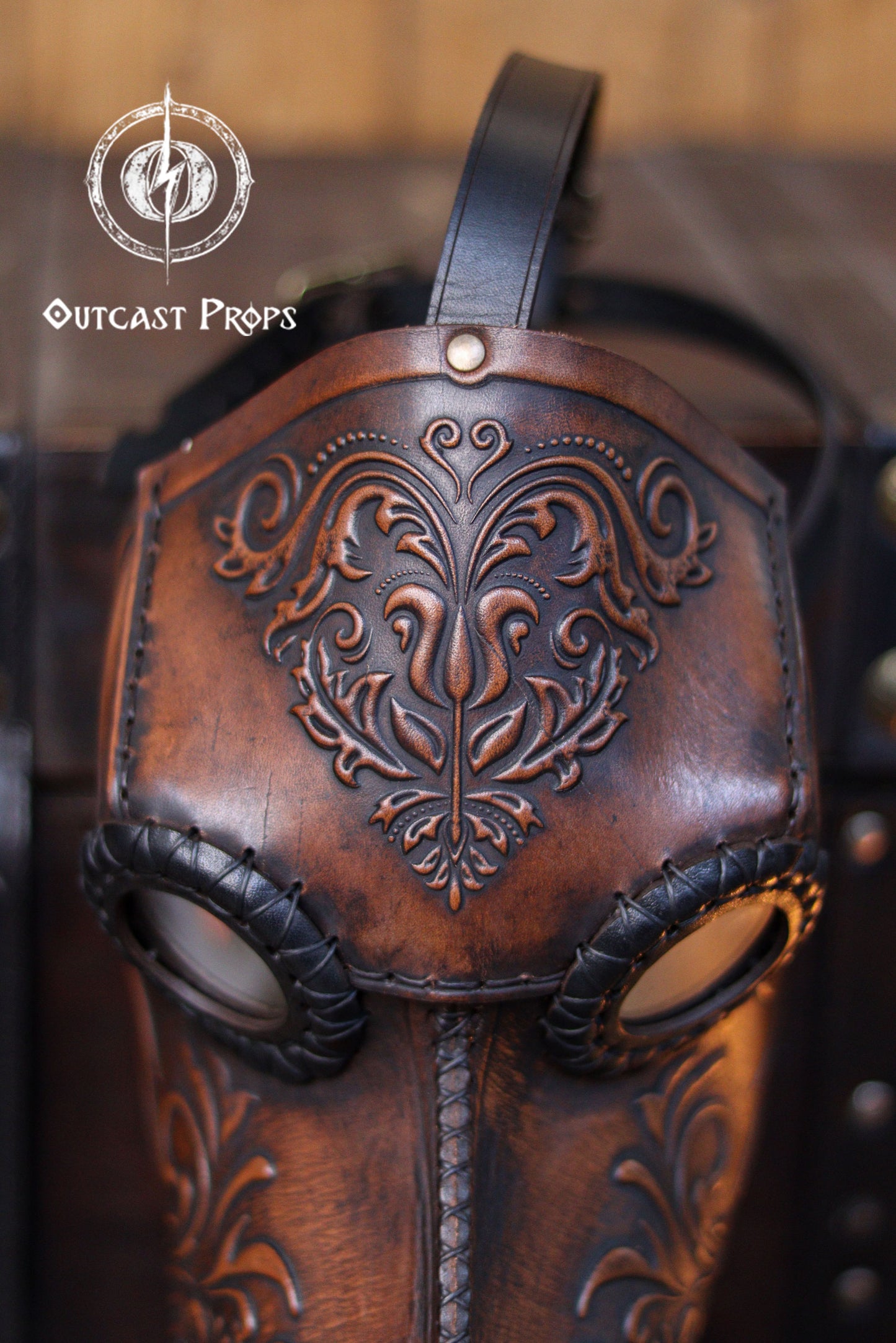 Doctor Plague Mask Floral