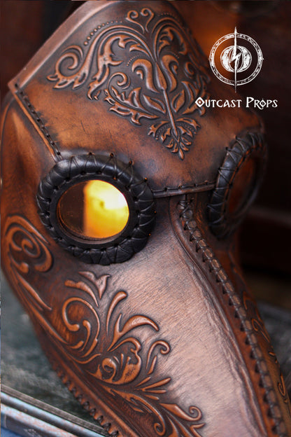 Doctor Plague Mask Floral